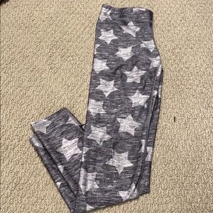 Terez grey star yoga pants